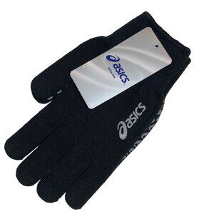 ASICS Liner Gloves Mens L/XL Black Everyday Liner Gloves Pull On ZC1476-90 NWT